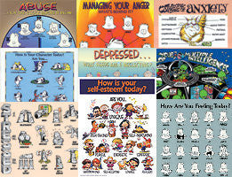 Set of 9 Laminated Posters (Includes Guides)