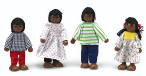 African-American Doll Family - Value Set