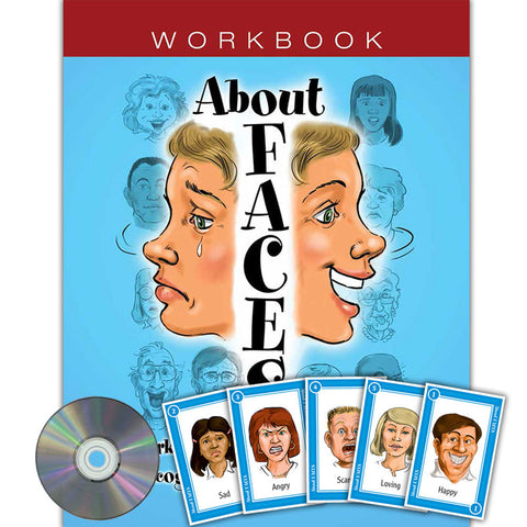 About Faces Card Game & Workbook (w/ CD) Set