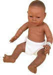 Anatomically Detailed - 17" Baby Doll (African-American Boy)