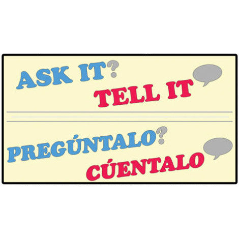 Ask It - Tell It Card Game (English/ Español Edition)