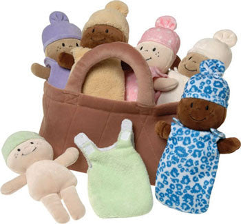 Multicultural Soft Baby Dolls (7-Piece Set)