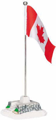Miniature - Canadian Flag on Pole