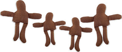 PLAY THERAPY Doll Family (Dollhouse-Sized) - Dark