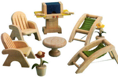 Dollhouse Deck/Patio Set