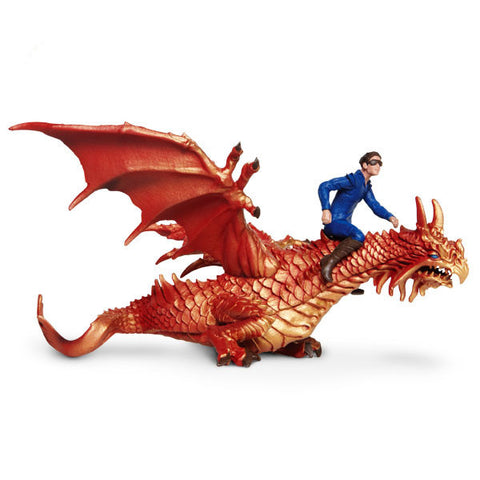 Dragon Rider on Magical Dragon (2-Piece Set)