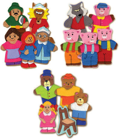 Storybook Finger Puppet/Felt Board Set (15 Puppets)