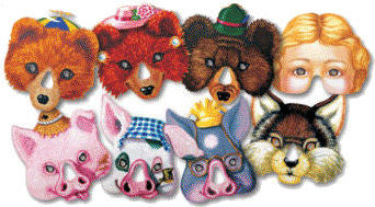 Fairy Tale Masks (Set of 12)