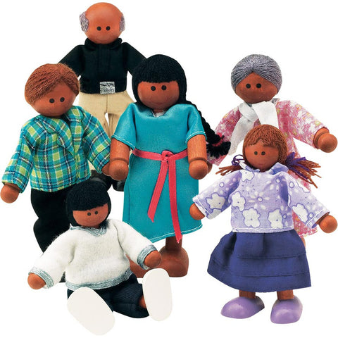 The Best Wooden Doll Family (Hispanic)