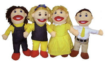 Full-Bodied Puppet Family - Caucasian