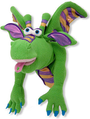 Friendly Dragon Puppet (Movable Mouth)