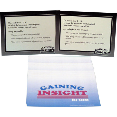 Gaining Insight Card Game for Teens