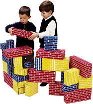 Giant Cardboard Blocks (40-Piece Set)