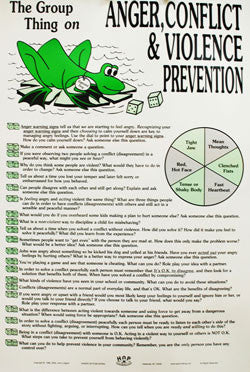 Group Discussion Poster & Game (Anger, Conflict & Violence Prevention)