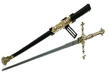 Deluxe King's Sword w/ Sheath (28")