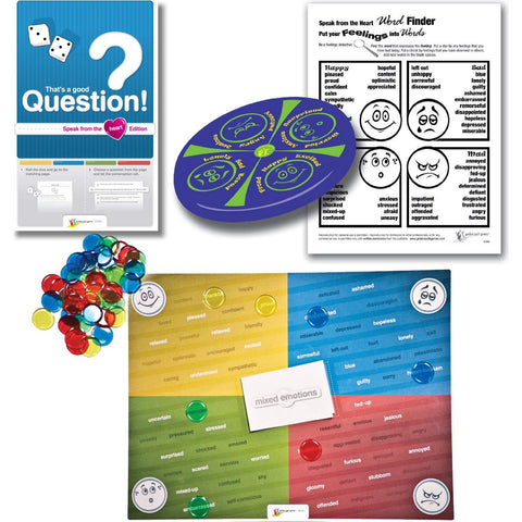 Let's Talk About Feelings Game Kit (3 Therapeutic Games)