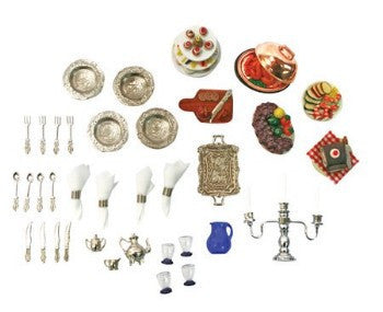 Dollhouse - Dining Room Accessories (37-Piece Set)