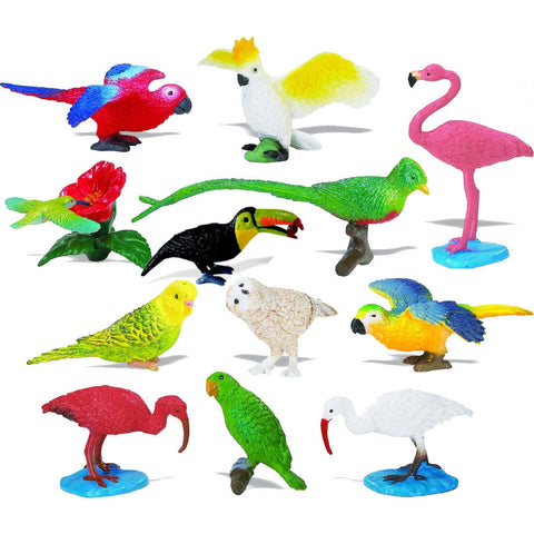 Miniature - Exotic Birds (13-Piece Set)