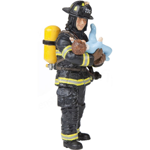 Miniature - Fireman Rescuing Baby