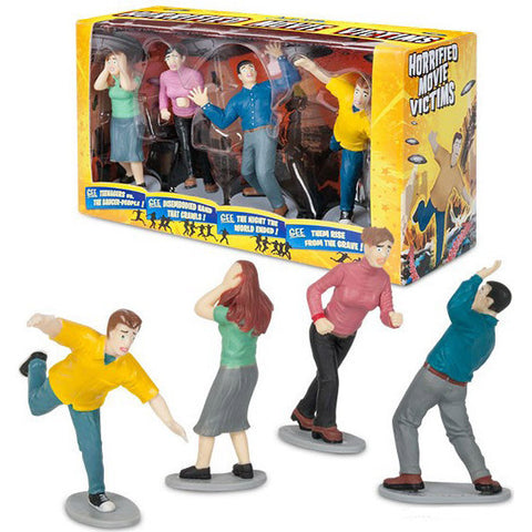 Miniature - 'Horrified' People (4-Figures)