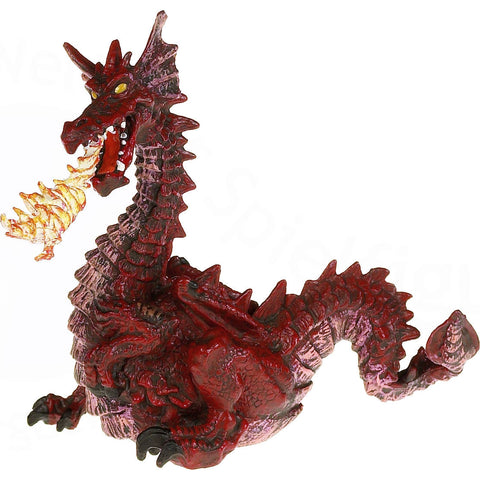 Miniature - Red Dragon With Flame