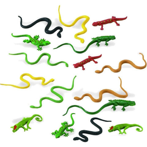 Miniature - Reptiles (16-Figures)