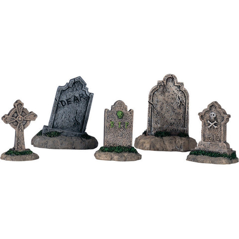 Miniature Tombstones (Set of 5)