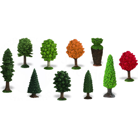 Miniature Trees - Small Replicas (10-Pieces)