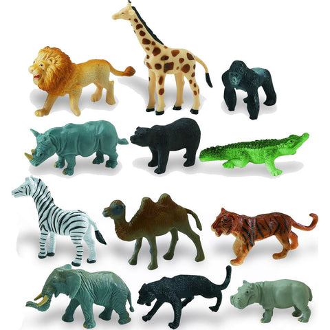 Miniature - Wild Animal Value Set (12-Pieces)