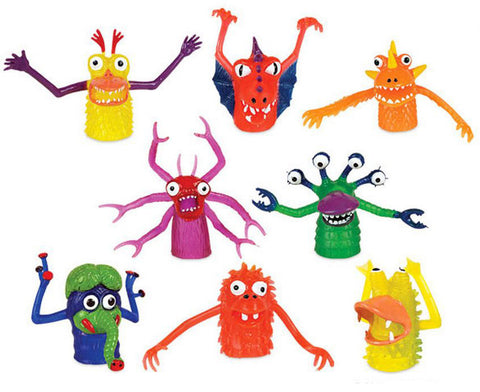 8 Monster Finger Puppets/ Miniatures