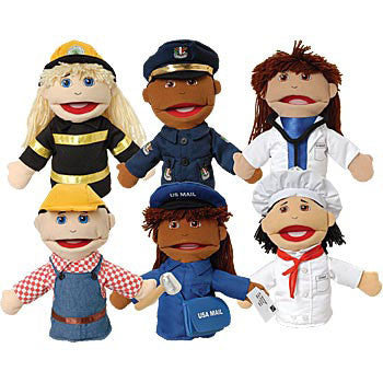 Multi-Ethnic Career Puppets