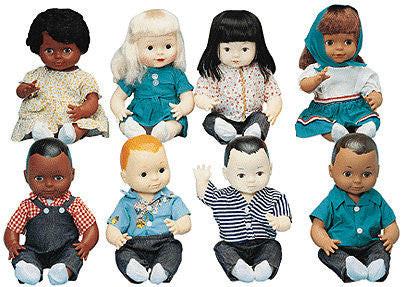 Multi-Ethnic School Doll Set (8 Dolls)