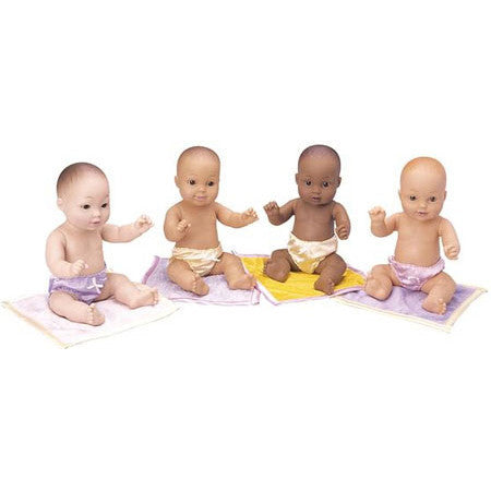 Set of All 4 Multicultural Baby Dolls