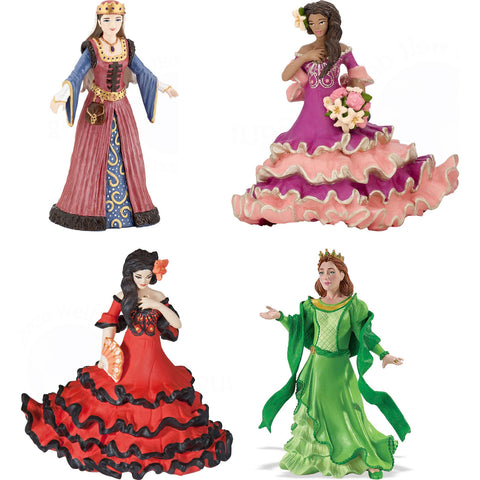 Deluxe Multicultural Princess Figures