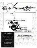 Needle Through Balloon/Wizard of Oz Kit