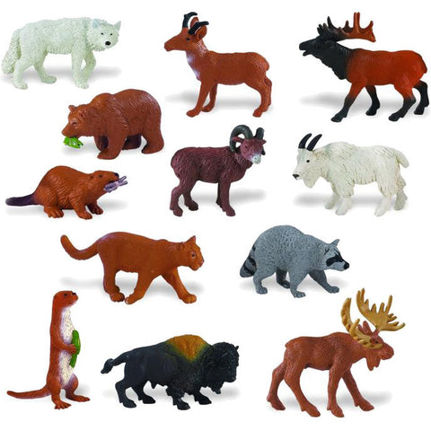 Miniature - North American Wildlife Set (12-Figures)