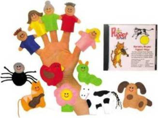 Nursery Rhyme Finger Puppet Set (w/CD)