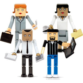 Miniature Office Figures/Co-Workers (13-Piece Set)
