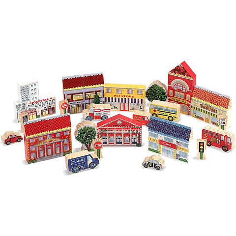 'Our Town' Versatile Play Set (35-Pieces)