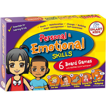 Personal & Emotional Skills Board Games (6 Board Games)