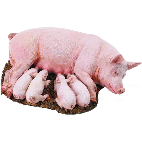 Pig with Nursing Piglets