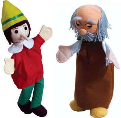 Pinocchio & Geppeto Puppets (Value Set)