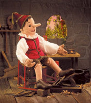 Pinocchio Puppet (with Retractable Nose)
