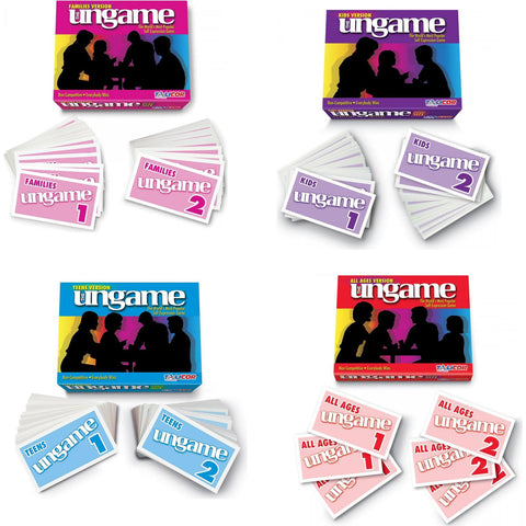The Pocket Ungame 4-Pack (Families, Kids, Teens, All Ages)