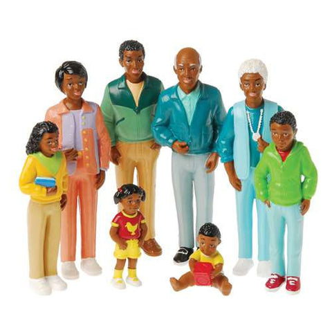 Pretend Play African-American Family (8-Figures)
