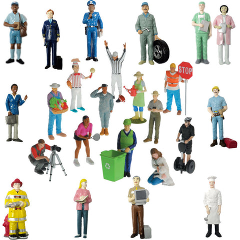 Pretend Play Career Figures - Sets I & II