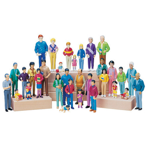 Pretend Play - Four Family Set (32-Figures)
