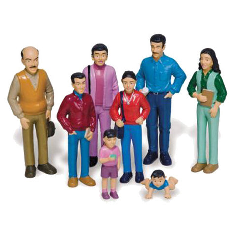 Pretend Play Hispanic Family (8-Figures)