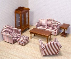 Realistic Living Room Furniture (9 Piece Set)