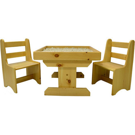 Sand Table & Chairs w/ 25 lbs of White Sand